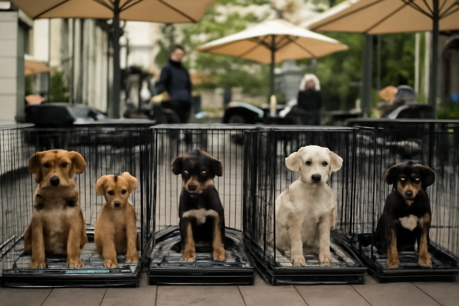 15 căței de la ASPA București vă așteaptă la cafea în Dorobanți pentru a-și găsi o familie nouă 🐕 Participă la târgul de adopții din weekend!