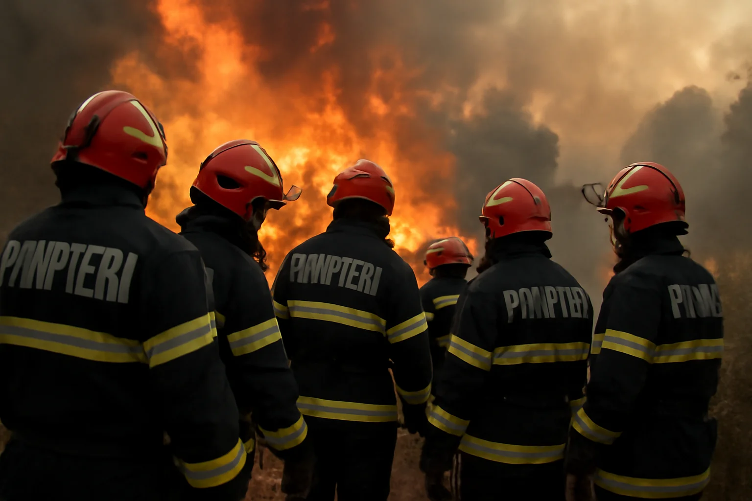 51 de pompieri români, misiune eroică în Spania pentru combaterea incendiilor devastatoare de pădure