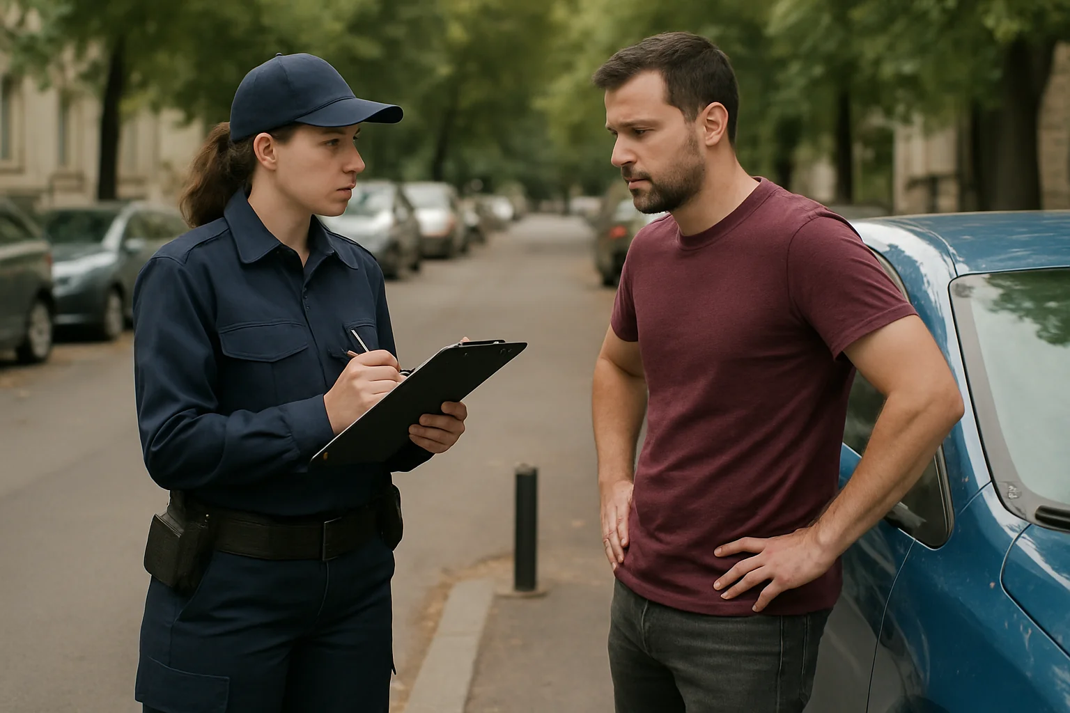 Amenzi mii de lei în S1 pentru blocarea locurilor de parcare