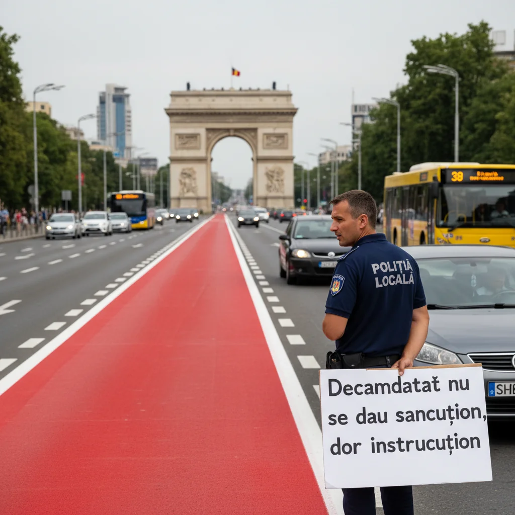Banda STB de pe Bulevardul Kiseleff are protecția Poliției Locale