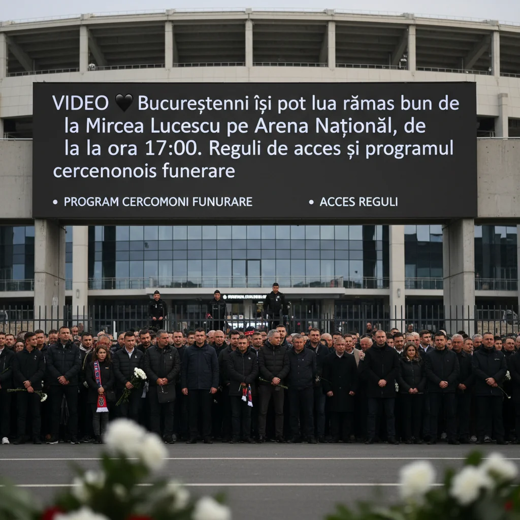 Bucureștenii pot omagia pe Mircea Lucescu la Arena Națională