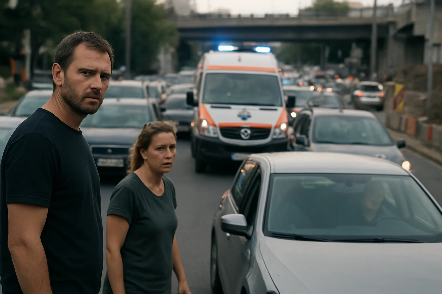 Bucureștii Noi sufocați de șantiere, ambulanțele blocate în trafic