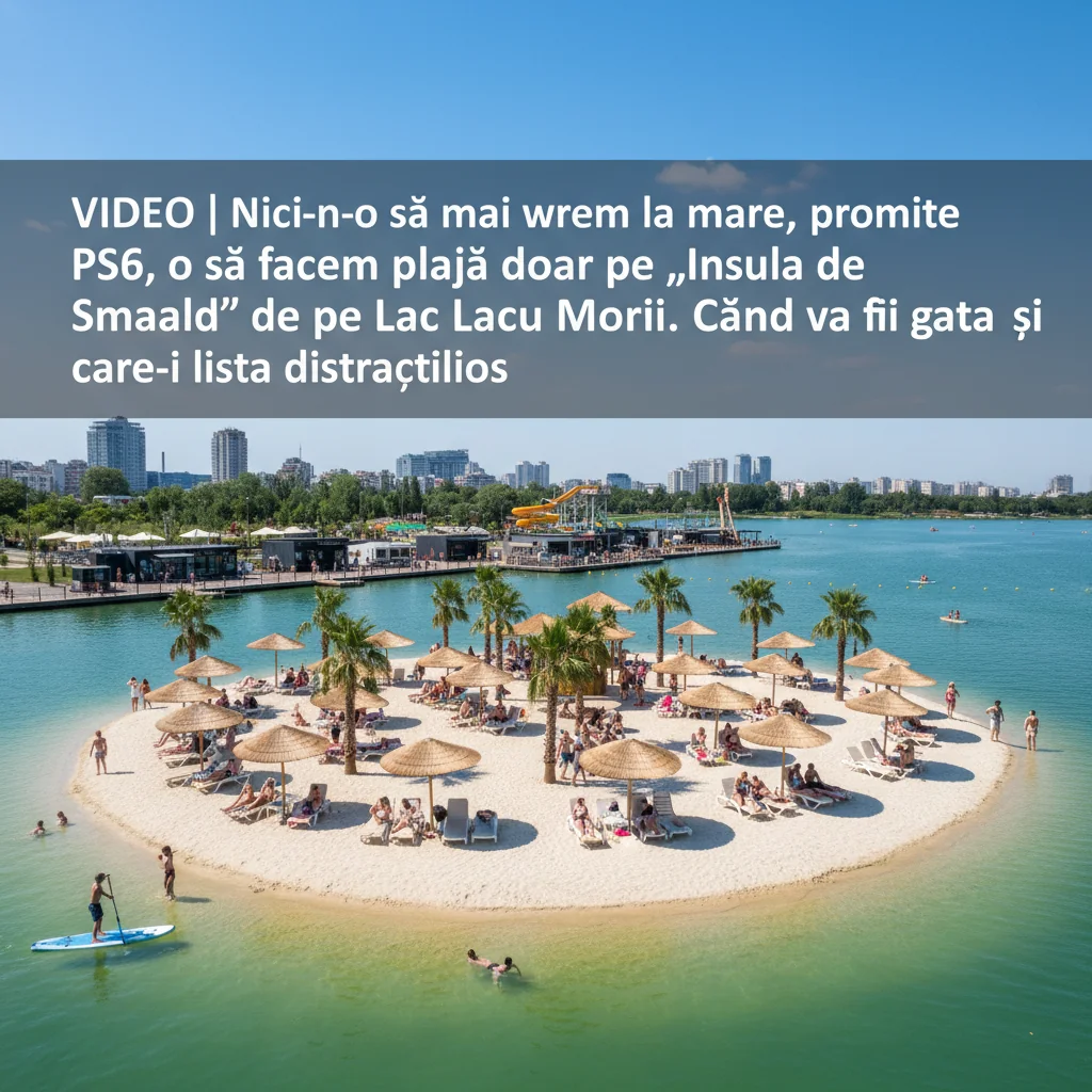 când se deschide noua plajă și ce atracții vor avea bucureștenii