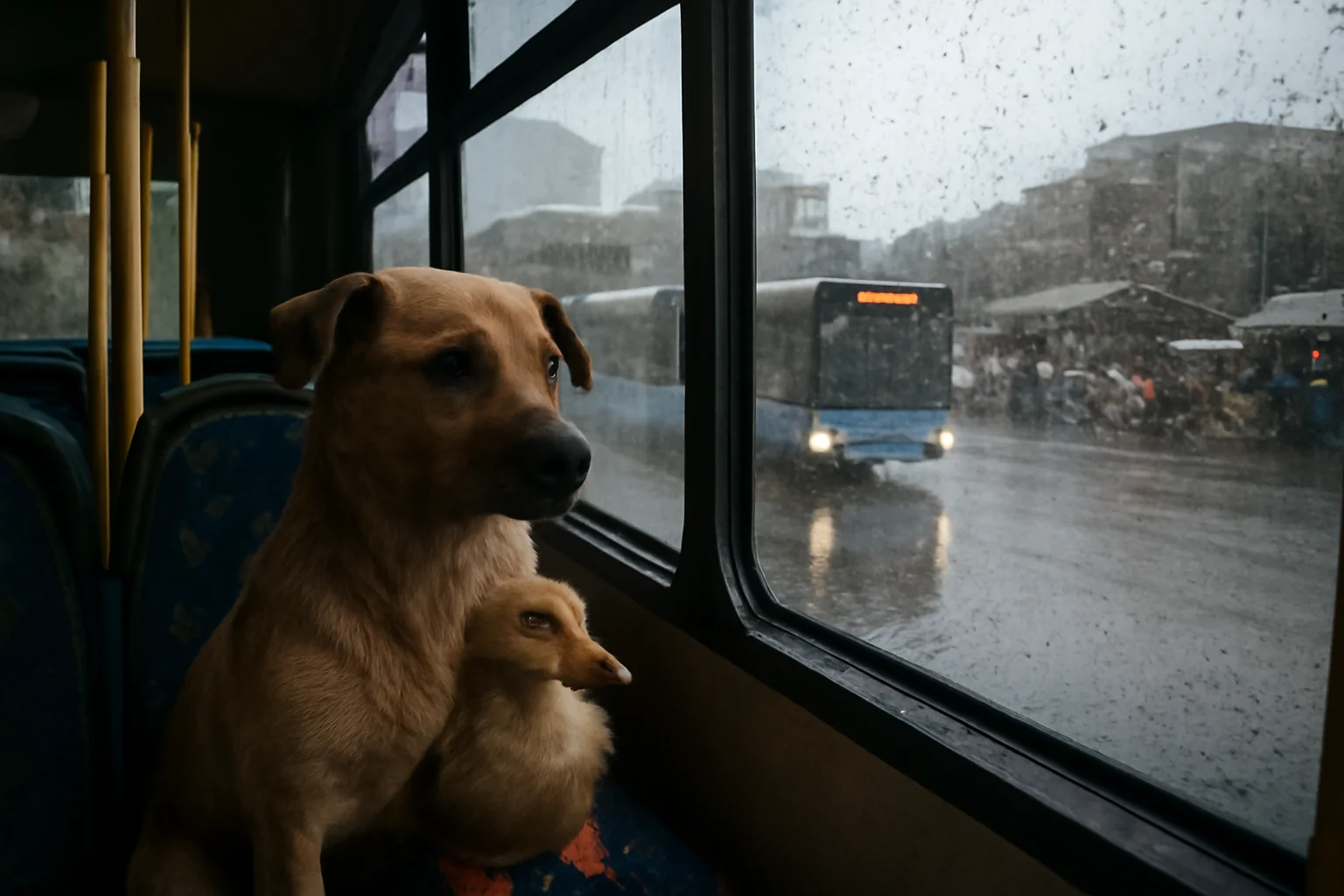Cățel și Rățușcă explorează Rahova cu autobuzul 220, îmbrățișați de vremea extremă din București și piața Ferentari!