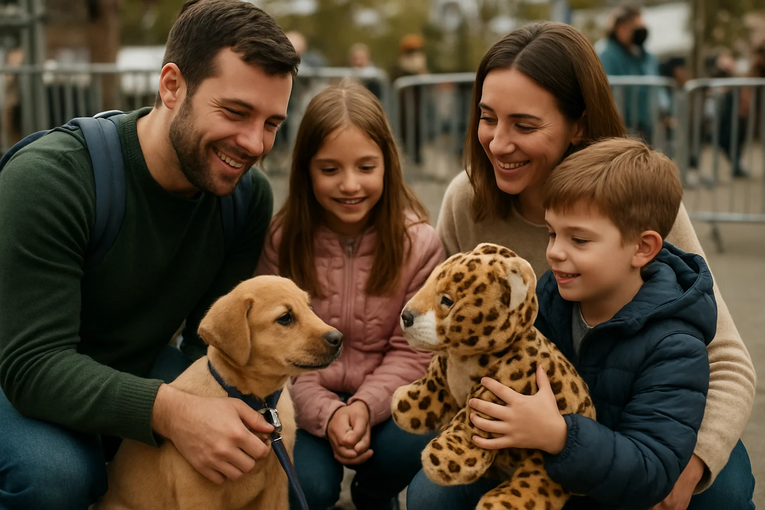 Cățelul Ollie, adoptat de o familie din București prin ASPA