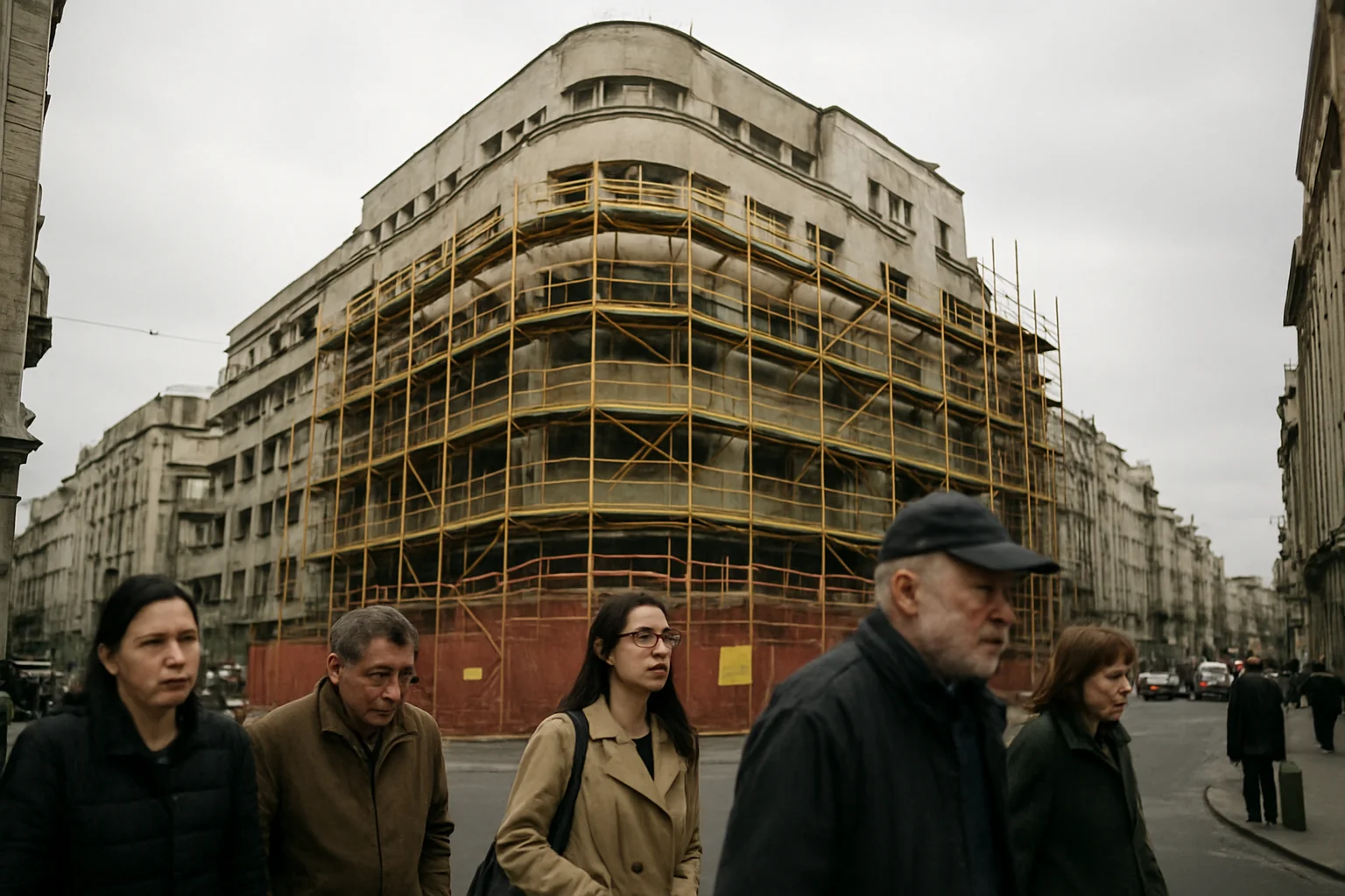 Consolidare Bloc Rosenthal: Clădirea de pe Calea Victoriei, în risc seismic