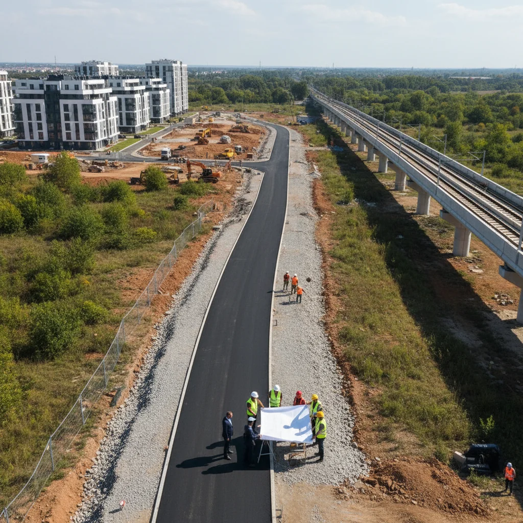Drum nou de acces către Greenfield și legătură cu metroul M6