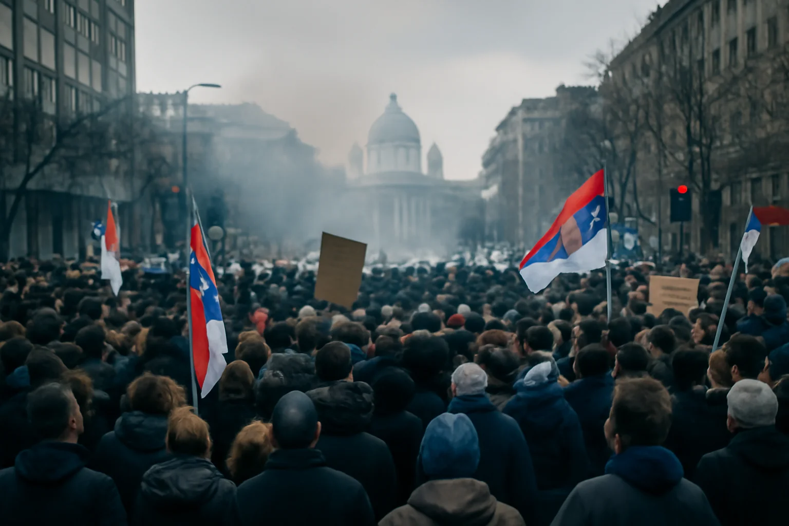 Evitați Zonele cu Proteste de Amplorare în Belgrad, Novi Sad și Nis