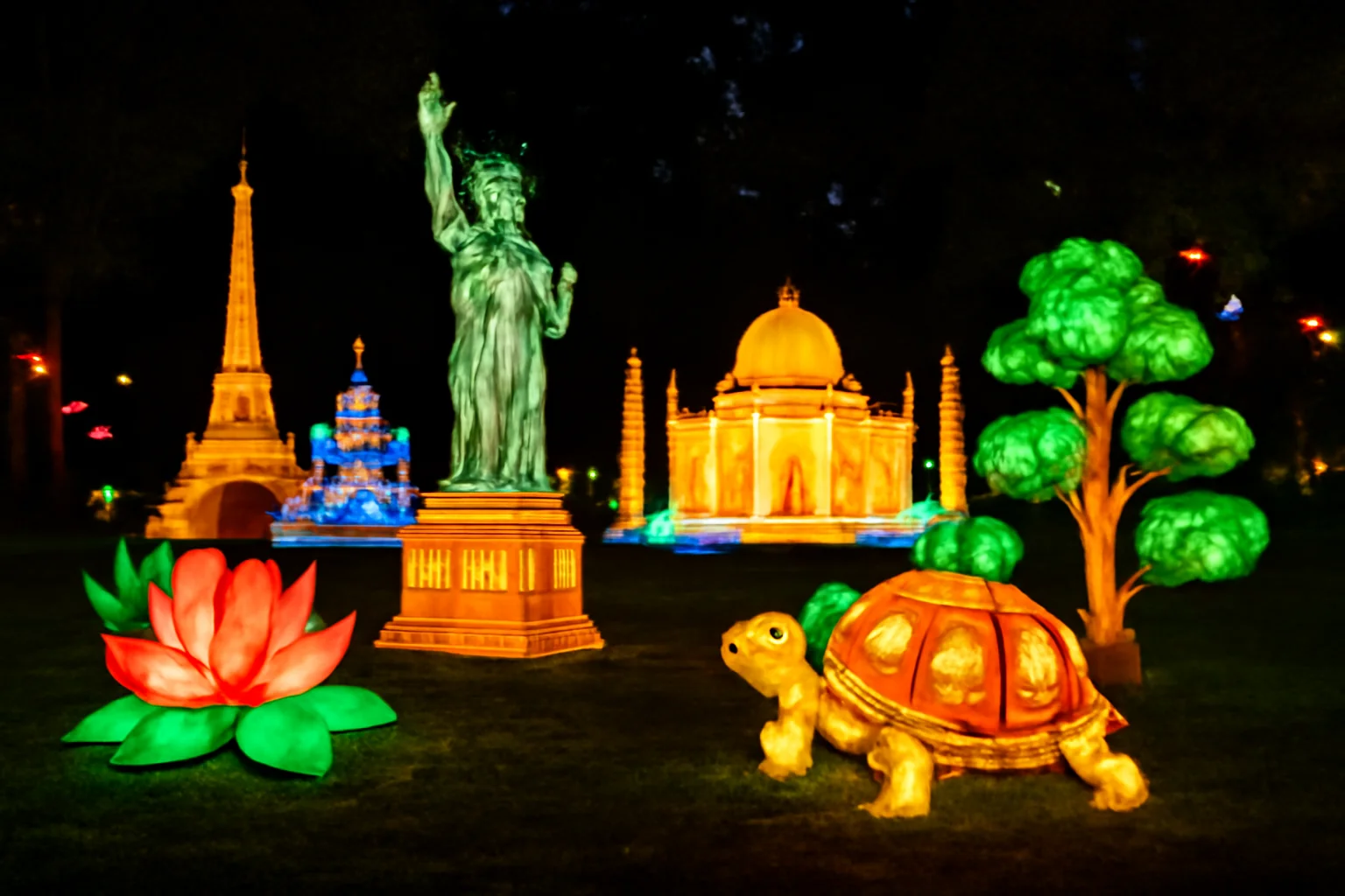 Garden of Lights Small World aduce magia globală la Grădina Botanică | FOTO