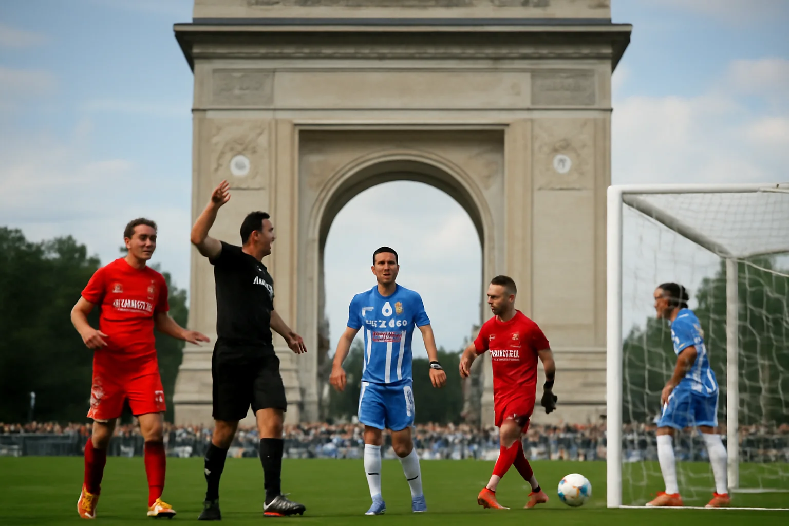 gol anulat, dar încă neînvinși în Superligă pe Arcul de Triumf!