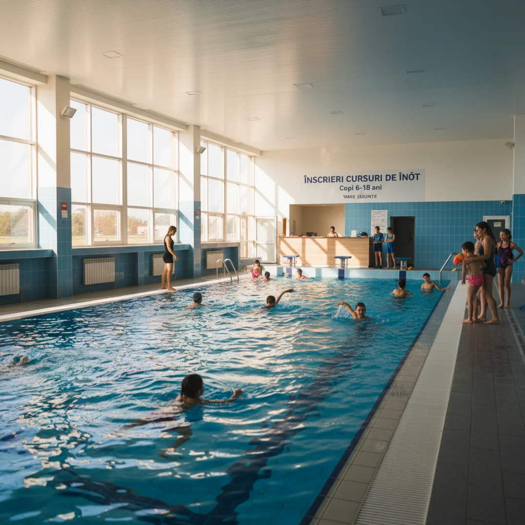 Înscrieri și tarife pentru lecții de înot destinate tinerilor din Sector 1 la piscinele indoor