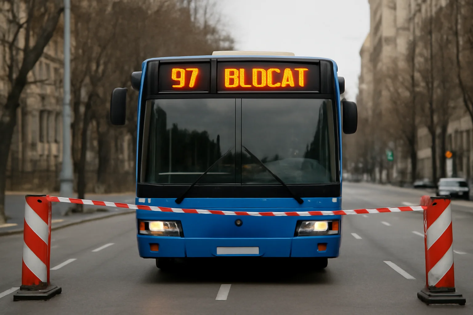  Linia 97, Temporar Blocată - Update de Ultimă Oră