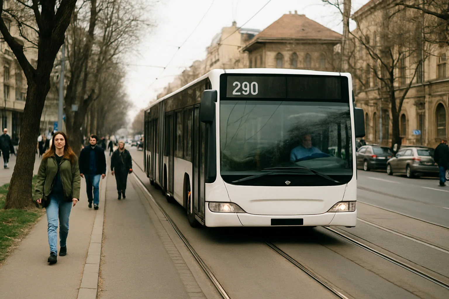 Linia STB 290 va circula pe șinele de tramvai în București