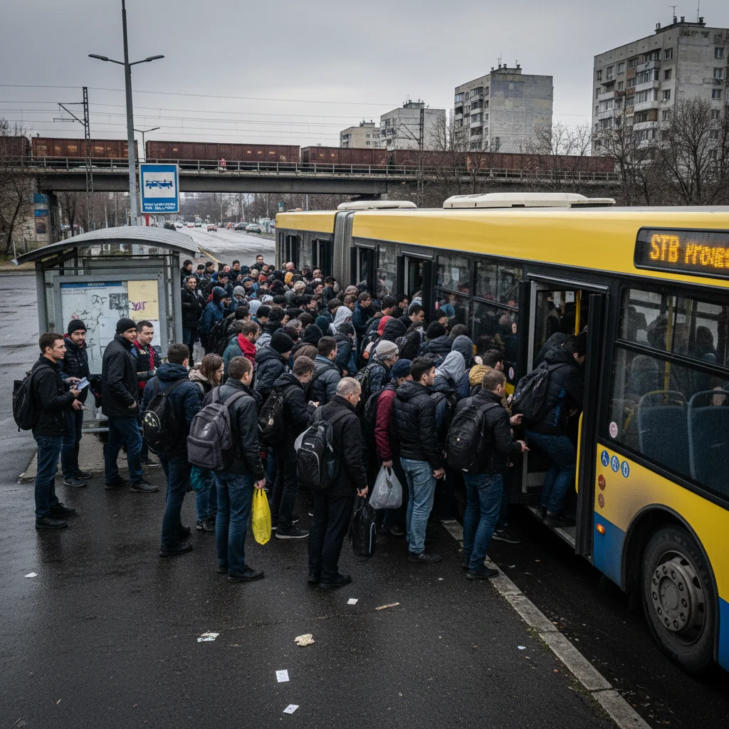 Navetiștii București-Ilfov: Cum e să călătorești aglomerat