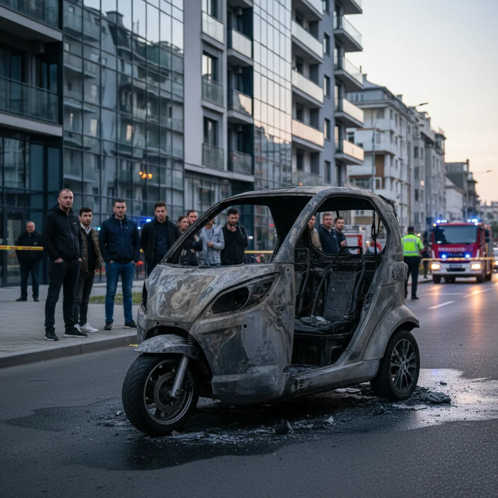 par autoturisme, dar ascund riscuri majore – în București, una a ars complet