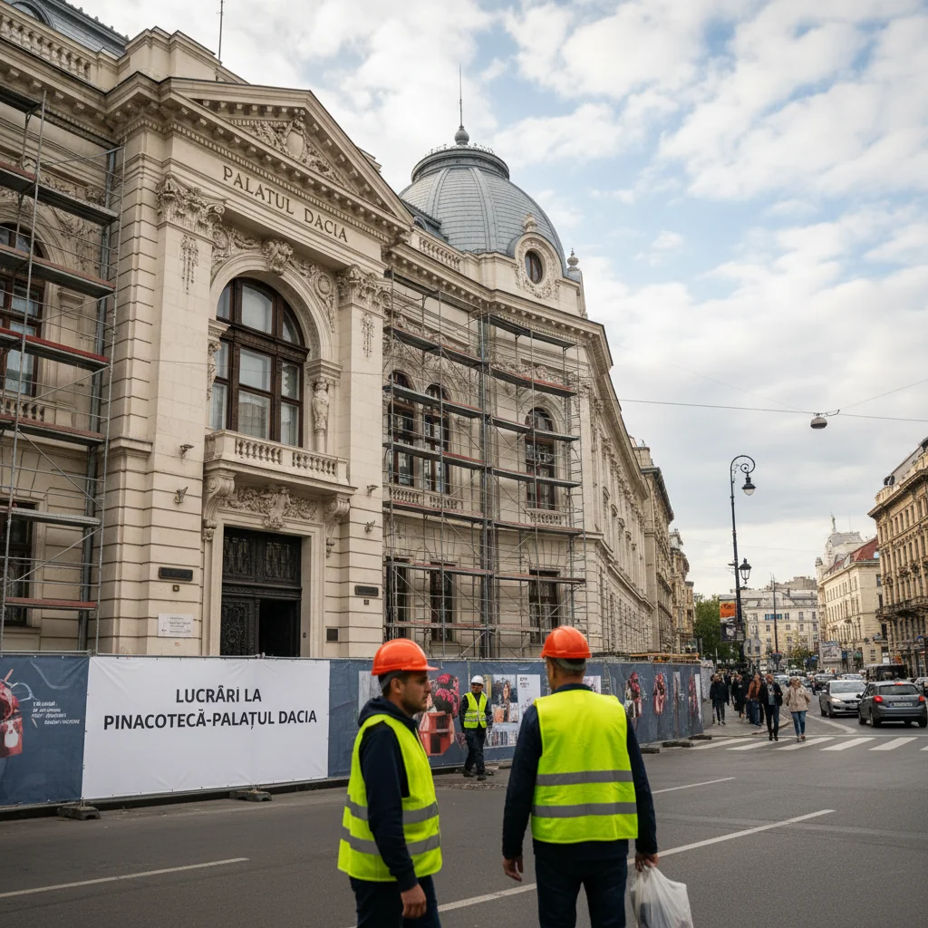 Pinacoteca-Palatul Dacia: lucrări de artă în centru București