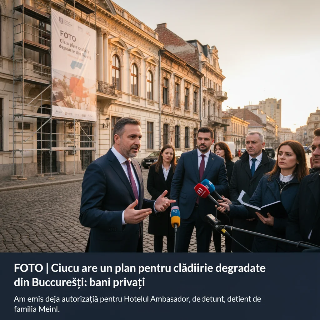 Planuri ambițioase pentru clădirile degradate din București