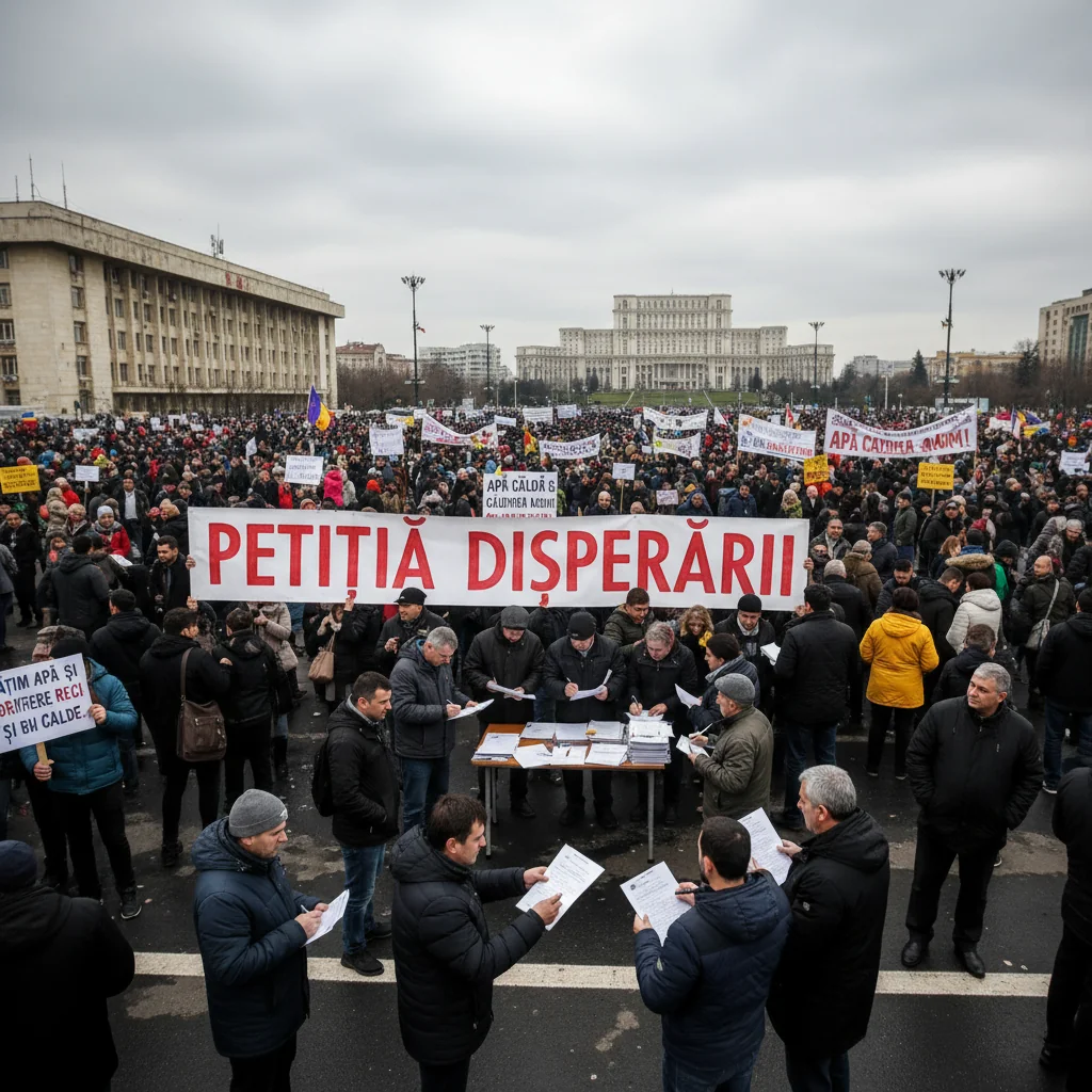 plătesc facturi uriașe pentru calorifere reci și anunță locul protestului