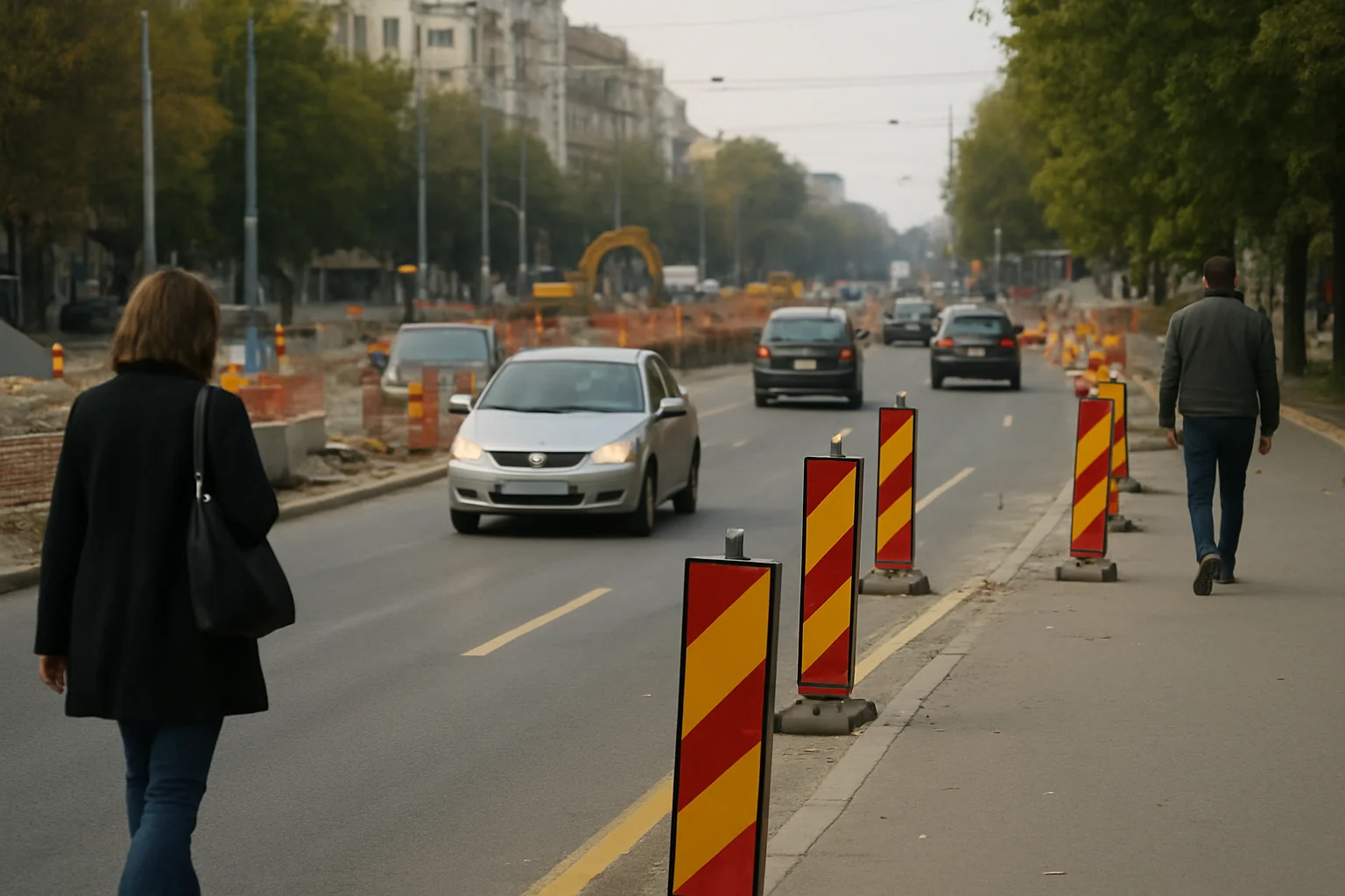 Restricții de trafic la Piața Unirii pentru ultima fază a lucrărilor