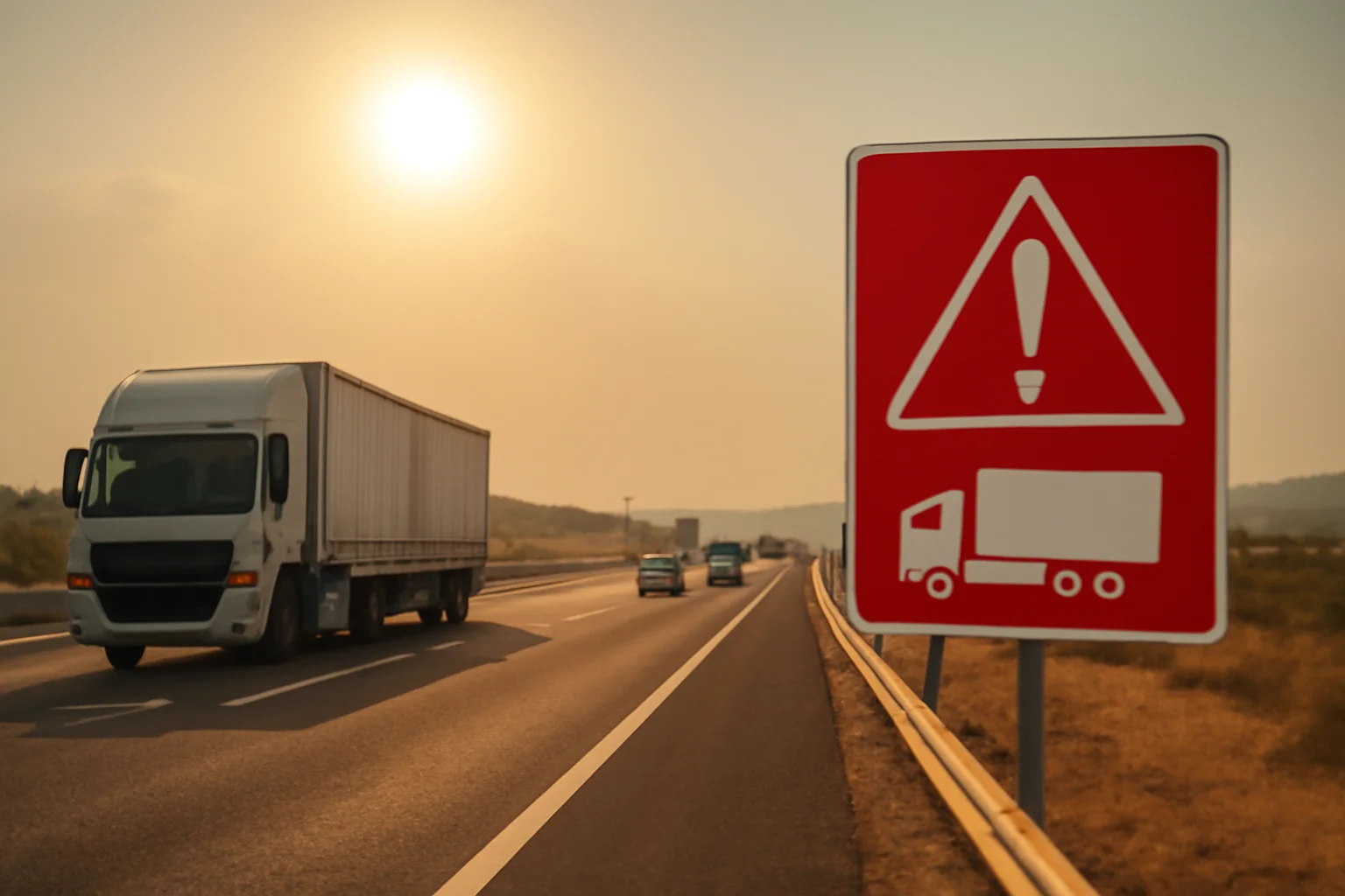 Restricții pentru Vehicule Grele din Cauza Caniculei pe Autostrăzile și Drumurile Naționale Vizate de Codul Roșu