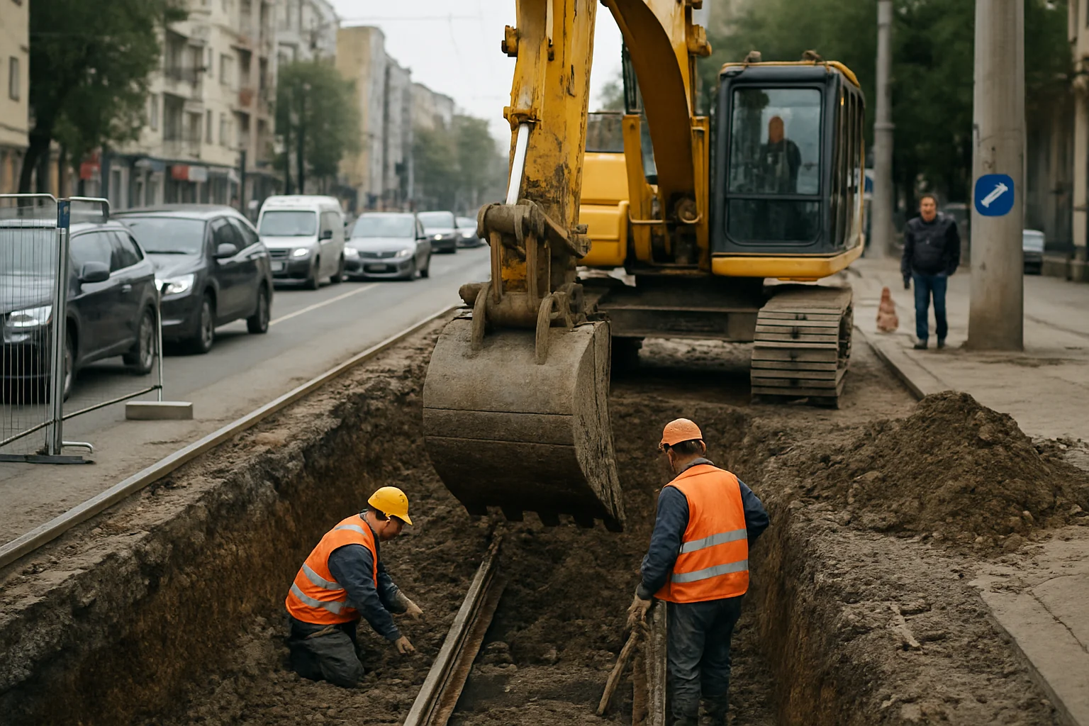 Săpături pe tronsonul Griviței – Pod Constanța: impact trafic