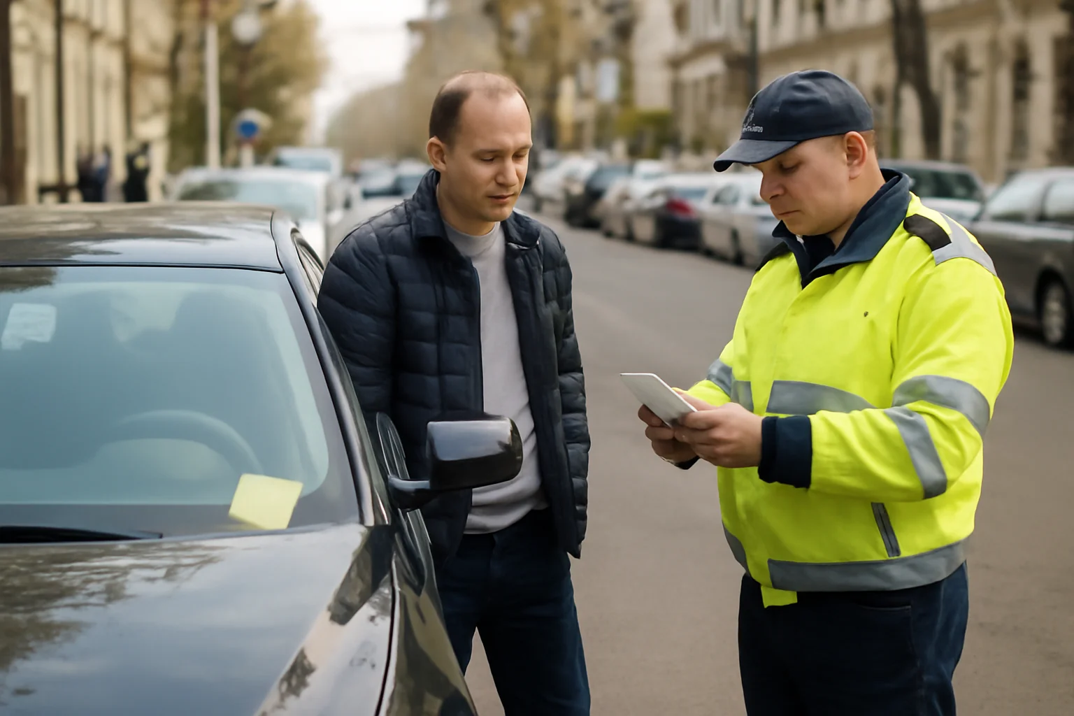 Serviciu special pentru parcările neregulamentare în București